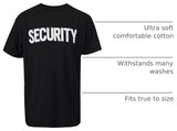 Reflective Security Shirt - Printed on Front/Back