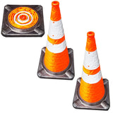 28" Lighted Collapsible Traffic Cone 2 Pack