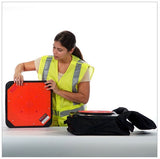 28" Lighted Collapsible Traffic Cone 2 Pack