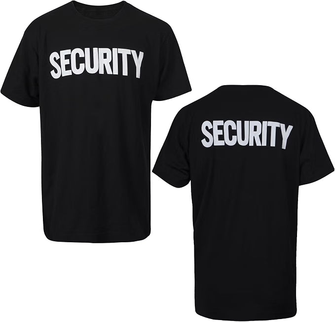 Reflective Security Shirt - Printed on Front/Back